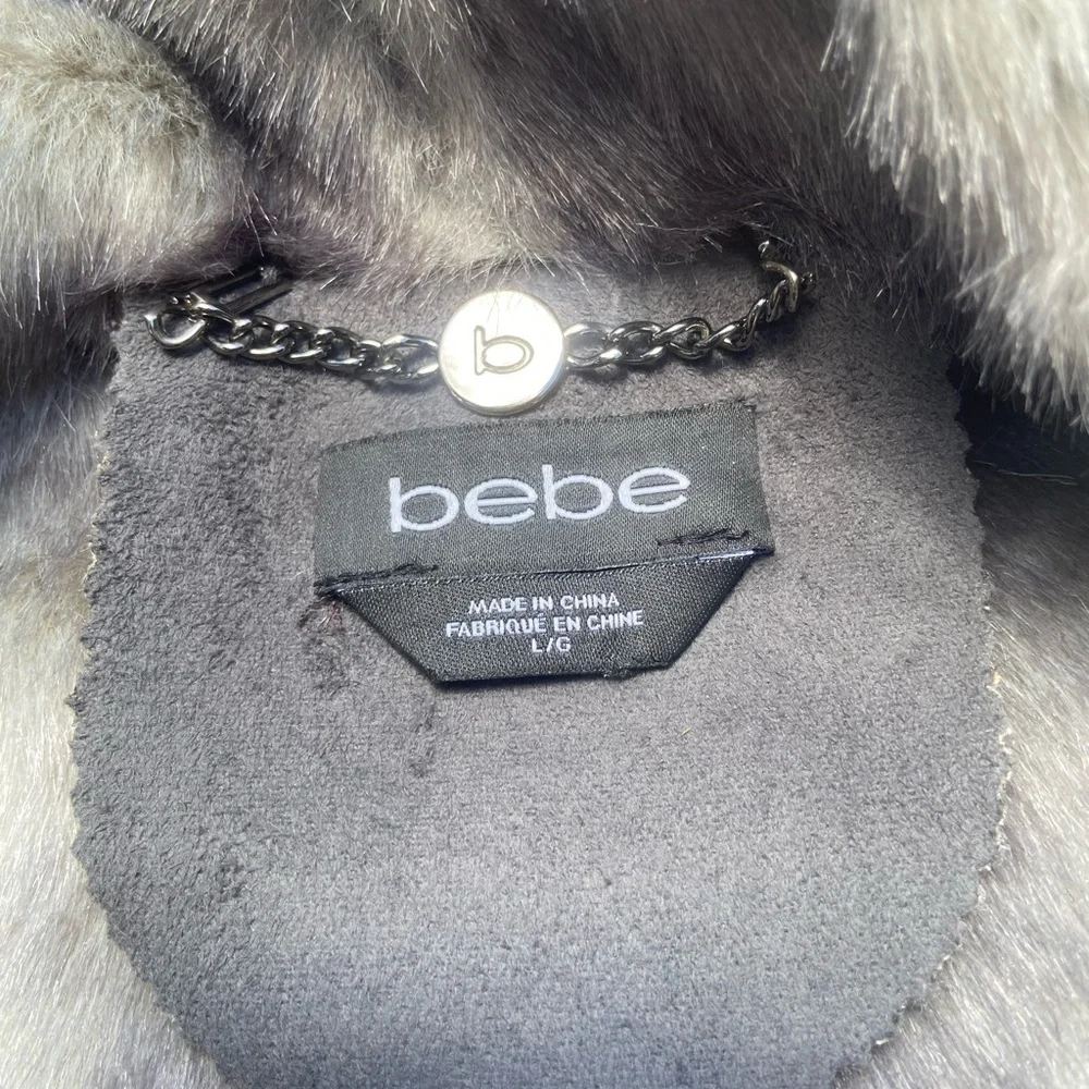 Bebe fur lined vest - Picture 2 of 4
